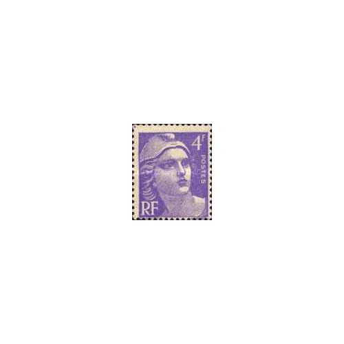 1 عدد  تمبر سری پستی - 4 فرانک بنفش - فرانسه 1947
