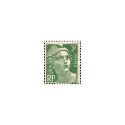 1 عدد  تمبر سری پستی - 3 فرانک سبز - فرانسه 1947