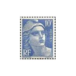 1 عدد  تمبر سری پستی - 10 فرانک - فرانسه 1946