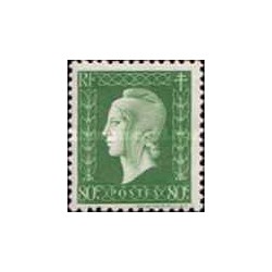 1 عدد  تمبر سری پستی - 80 سنت - فرانسه 1945