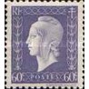 1 عدد  تمبر سری پستی - 60 سنت - فرانسه 1945