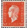 1 عدد  تمبر سری پستی - 50 سنت - فرانسه 1945