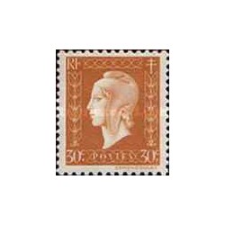 1 عدد  تمبر سری پستی - 30 سنت - فرانسه 1945