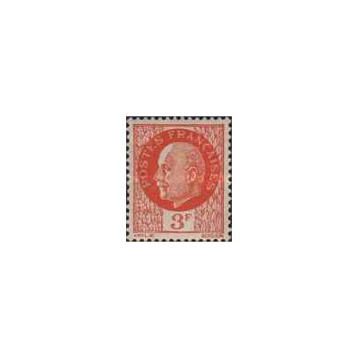 1 عدد  تمبر سری پستی - مارشال پتین  - 3 فرانک - فرانسه 1941