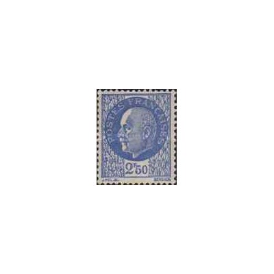 1 عدد  تمبر سری پستی - مارشال پتین  - 2.50 فرانک - فرانسه 1941