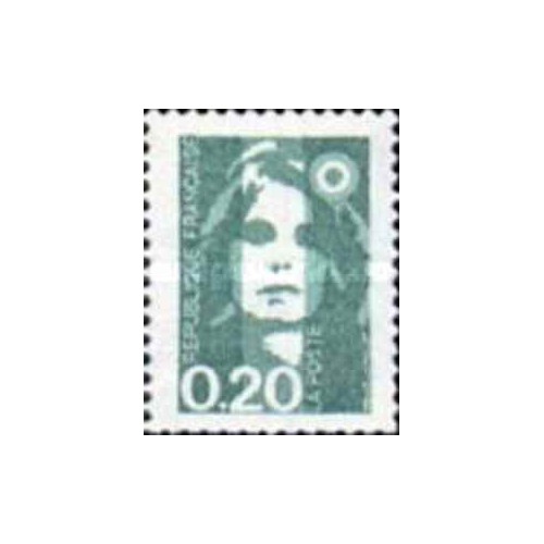 1 عدد  تمبر سری پستی -0.20 - Marianne - قیمت های جدید - فرانسه 1990