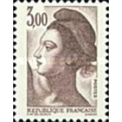 1 عدد  تمبر سری پستی - 3.0- Liberty - قیمت های جدید - فرانسه 1982