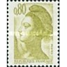 1 عدد  تمبر سری پستی - 0.80 - Liberty - قیمت های جدید - فرانسه 1982
