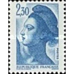 1 عدد  تمبر سری پستی - 2.30 - Liberty - فرانسه 1982