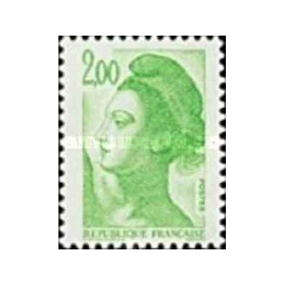 1 عدد  تمبر سری پستی - 2.0 - Liberty - فرانسه 1982