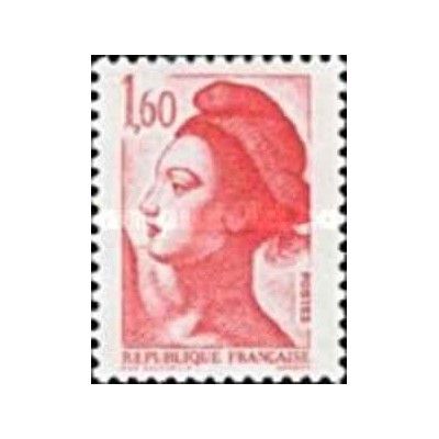 1 عدد  تمبر سری پستی - 1.60 - Liberty - فرانسه 1982