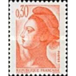 1 عدد  تمبر سری پستی - 0.30 - Liberty - فرانسه 1982