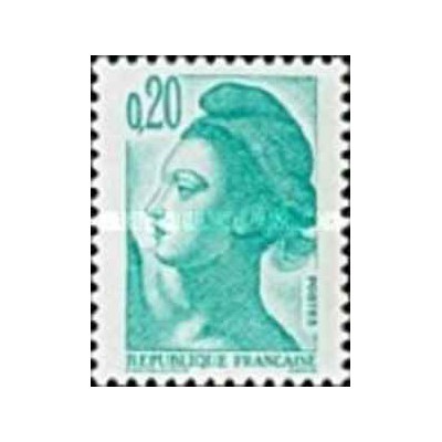 1 عدد  تمبر سری پستی - 0.20 - Liberty - فرانسه 1982