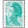 1 عدد  تمبر سری پستی - 0.20 - Liberty - فرانسه 1982
