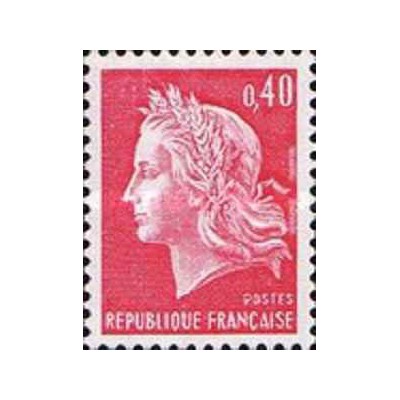1 عدد  تمبر سری پستی - 0.40 - فرانسه 1969