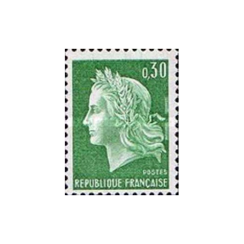 1 عدد  تمبر سری پستی - 0.30 - فرانسه 1969