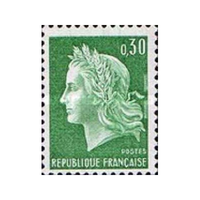 1 عدد  تمبر سری پستی - 0.30 - فرانسه 1969