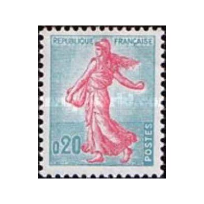 1 عدد  تمبر سری پستی - 0.20 - فرانسه 1960