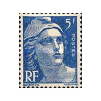 1 عدد  تمبر سری پستی - .5 - فرانسه 1947