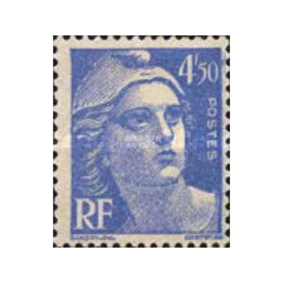 1 عدد  تمبر سری پستی - .4.5 - فرانسه 1947