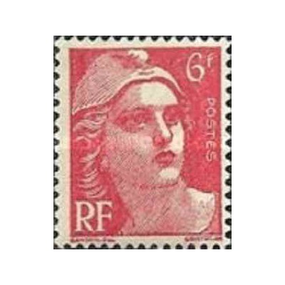 1 عدد  تمبر سری پستی - .6 - فرانسه 1945