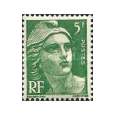 1 عدد  تمبر سری پستی - .5 - فرانسه 1945