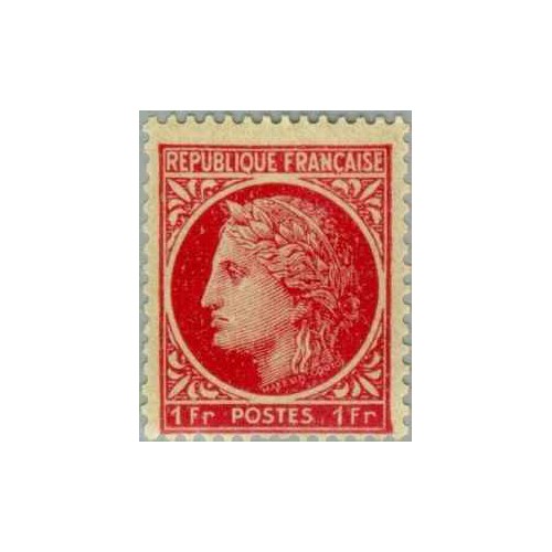 1 عدد تمبر سری پستی - .1 -  Ceres - فرانسه 1945