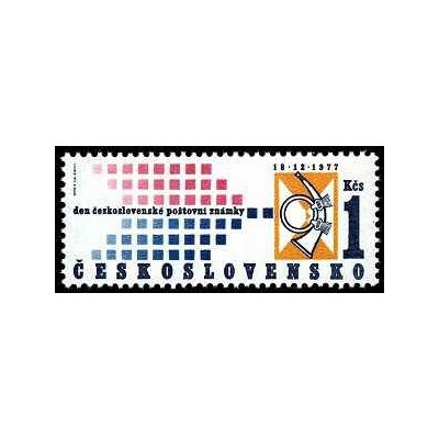 1 عدد  تمبر روز تمبر - چک اسلواکی 1977