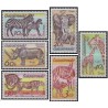 6 عدد  تمبر پارک حیات وحش Dvurkralove  - چک اسلواکی 1976