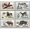 6 عدد  تمبر حیات وحش - نمایشگاه جهانی شکار - بوداپست - چک اسلواکی 1971