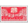 1 عدد  تمبر پانزدهمین سالگرد حزب اتحاد سوسیالیست  - جمهوری دموکراتیک آلمان 1961