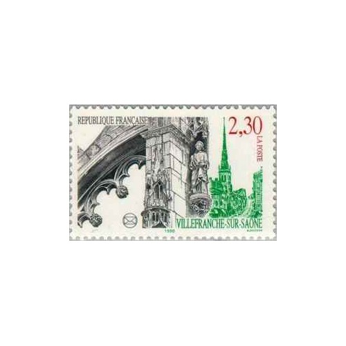 1 عدد تمبر کنگره انجمن های فیلاتلیک فرانسه - Villefrance-sur-Saône - فرانسه 1990 1 عدد تمبر کنگره انجمن های فیلاتلیک فرانسه - Villefrance-sur-Saône - فرانسه 1990