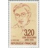 1 عدد تمبر صدمین سالگرد تولد ژان گوهنو - نویسنده - فرانسه 1990