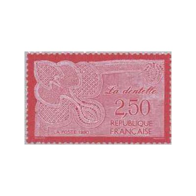 1 عدد تمبر قیطان بافی - فرانسه 1990