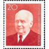1 عدد  تمبر هشتاد و سومین سالگرد تولد رئیس جمهور کشور پیک - جمهوری دموکراتیک آلمان 1959