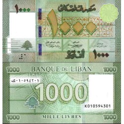 اسکناس 1000 لیر - لبنان 2016   کاغذی