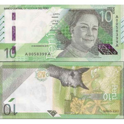 اسکناس 10 نووس سولس - پرو 2019