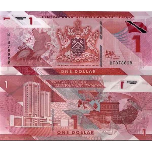 اسکناس پلیمر 1 دلار - ترینیداد توباگو 2020 اسکناس پلیمر 1 دلار - ترینیداد توباگو 2020
