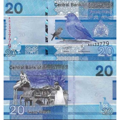 اسکناس 20 دالاسی - گامبیا 2019