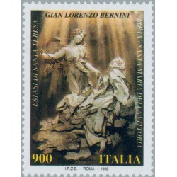 1 عدد تمبر  چهارصدمین سالگرد تولد جیان لورنزو برنینی - ایتالیا 1998