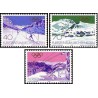 3 عدد تمبر بازیهای المپیک زمستانی لیک پلاسید 1980 آمریکا - لیختنشتاین 1979