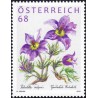 1 عدد  تمبر  گلها - اتریش 2015