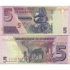 اسکناس 5 دلار - زیمباوه 2019