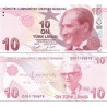اسکناس 10 لیر - ترکیه 2009 سری D