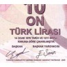اسکناس 10 لیر - ترکیه 2009 سری D