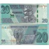 اسکناس 20 دلار - زیمباوه 2020
