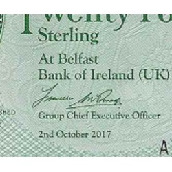 اسکناس پلیمر 20 پوند استرلینگ - دانسکه بانک -ایرلندشمالی 2019 سفارشی