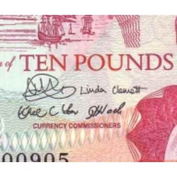 اسکناس 10 پوند - سنت هلن 2004 سفارشی