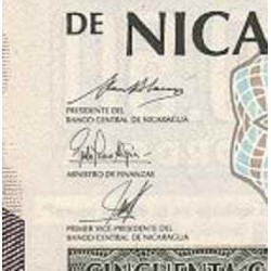 اسکناس ½ کردوبا - نیکاراگوئه 1992