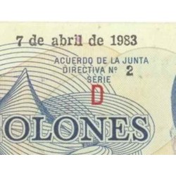 اسکناس 10 کلون - کاستاریکا 1983 بدون نخ امنیتی - تاریخ 07.04.1983